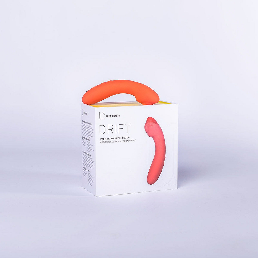 Мини-вибратор с подогревом Drift, оранжевый Lora DiCarlo (США) Sex Aura Киев - изображение 6
