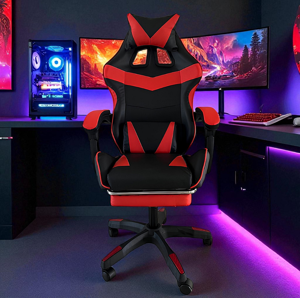 Геймерське крісло Vicotan VIP — професійний комфорт у чорно-червоному дизайні Львів - фото 9