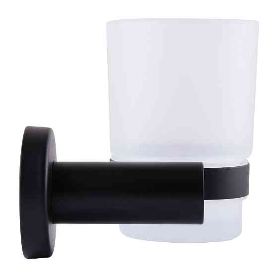 Стакан одинарний Globus Lux BS8409 чорний матовий SUS304 Луцк