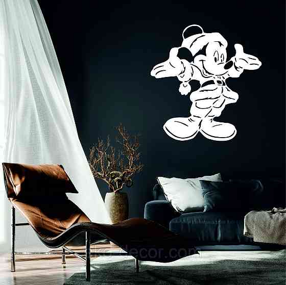 Декоративное настенное Панно «Микки Маус», Декор на стену Киев