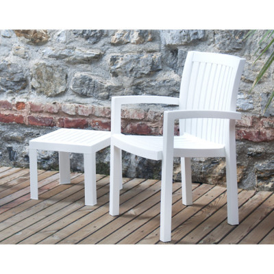 Стол садовый PAPATYA к шезлонгу Suda темно-зеленый (4349) Винница - изображение 3