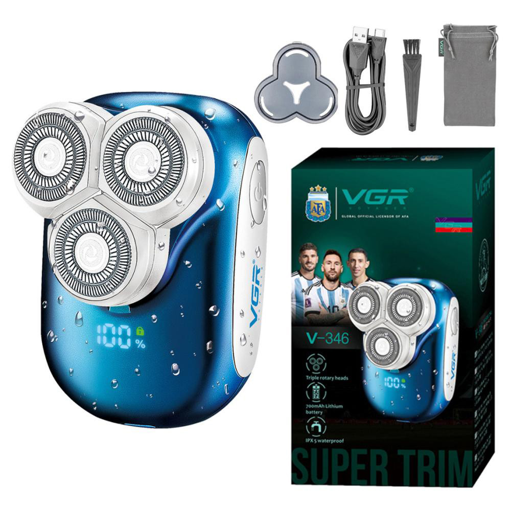 Бритва професійна для гоління VGR, Вологостійка електрична бритва, Бритви електричні NH-23 Львів - фото 6