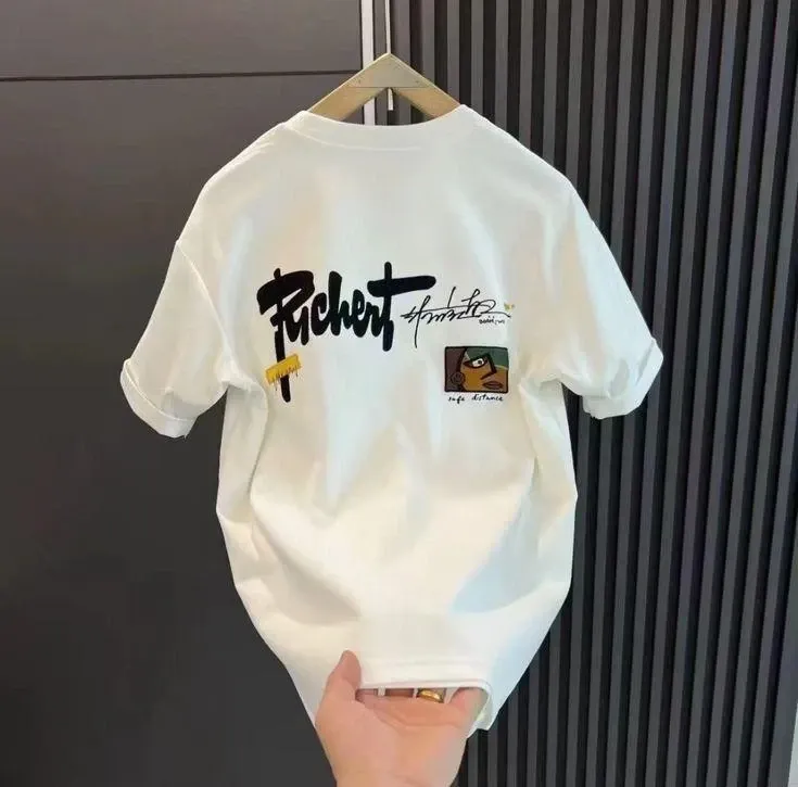 Футболка мужская с принтом  48 Белая 2664093579 Днепр - изображение 1