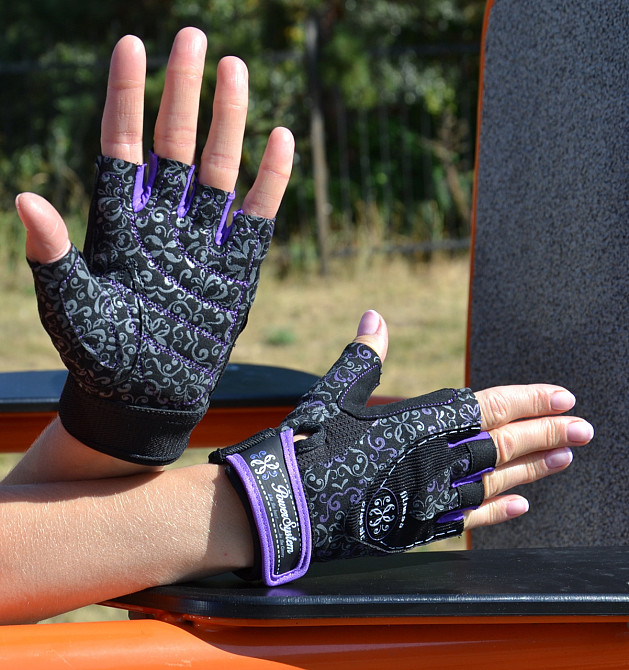 Рукавички для фітнесу Power System PS-2910 Classy Жіночі Purple S Киев - изображение 7