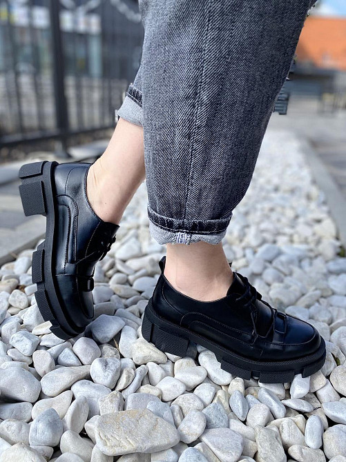 M.KRAFT Туфлі жіночі M.KRAFT T-74 чорні (весна-осінь, шкіра натуральна) (4381) 36р.39р.40р. Коломыя - изображение 9