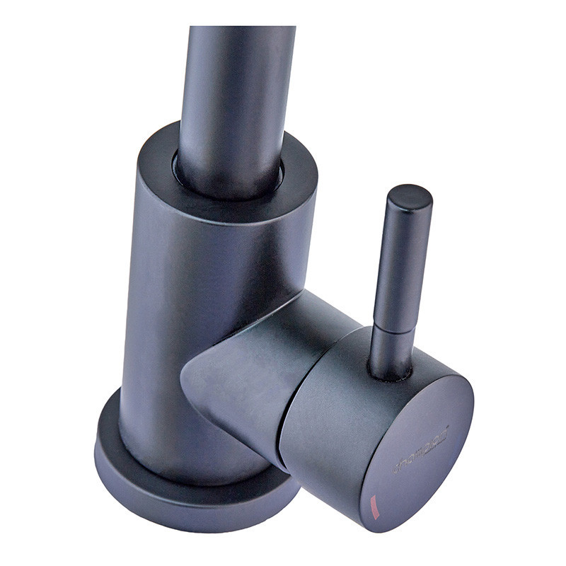 Кухонний змішувач з нержавіючої сталі SUS304 чорного кольору Champion SUS-011-G Black (CH0345) Харків - фото 3