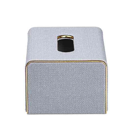 Салфетница горизонтальная серого цвета для стола Киев