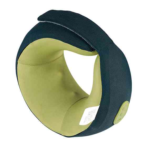 Массажная подушка дорожная U-образная для шеи 1200мАч с роликовым массажем и липучкой для поездок Киев