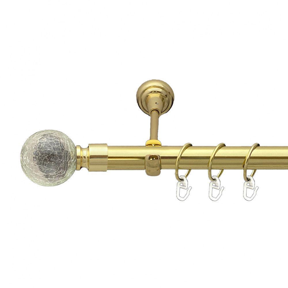 Карниз Orvit Сепія металевий однорядний відкритий Золото 25 мм 200 см (00-00012699) Львів - фото 1