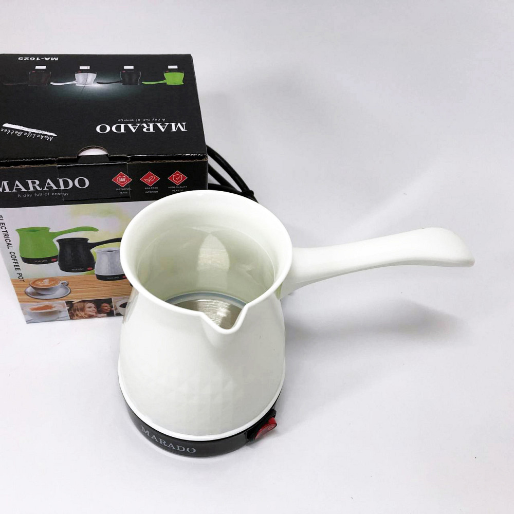 Електротурка з автовідключенням при закипанні Marado MA-1625, Сучасна електрична турка для кави NG-35 Львів - фото 7