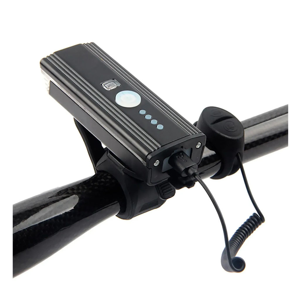 Ліхтарик для Велосипеда, фара DEN-043 вело дзвінок HJ-062-XPE ULTRA виносна кнопка, індикація, Waterp Бровари - фото 5