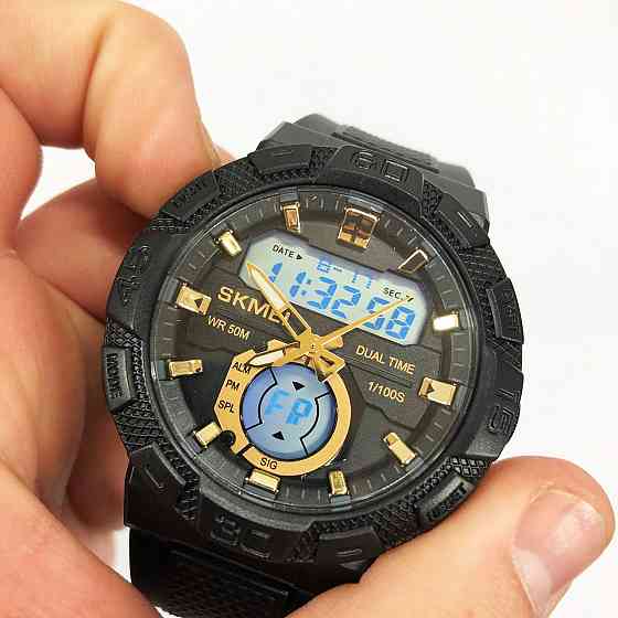 Армійські годинники топ SKMEI 1881GDWT, Стильні тактичні годинники для чоловіків Рибальські CK-35 Івано-Франківськ