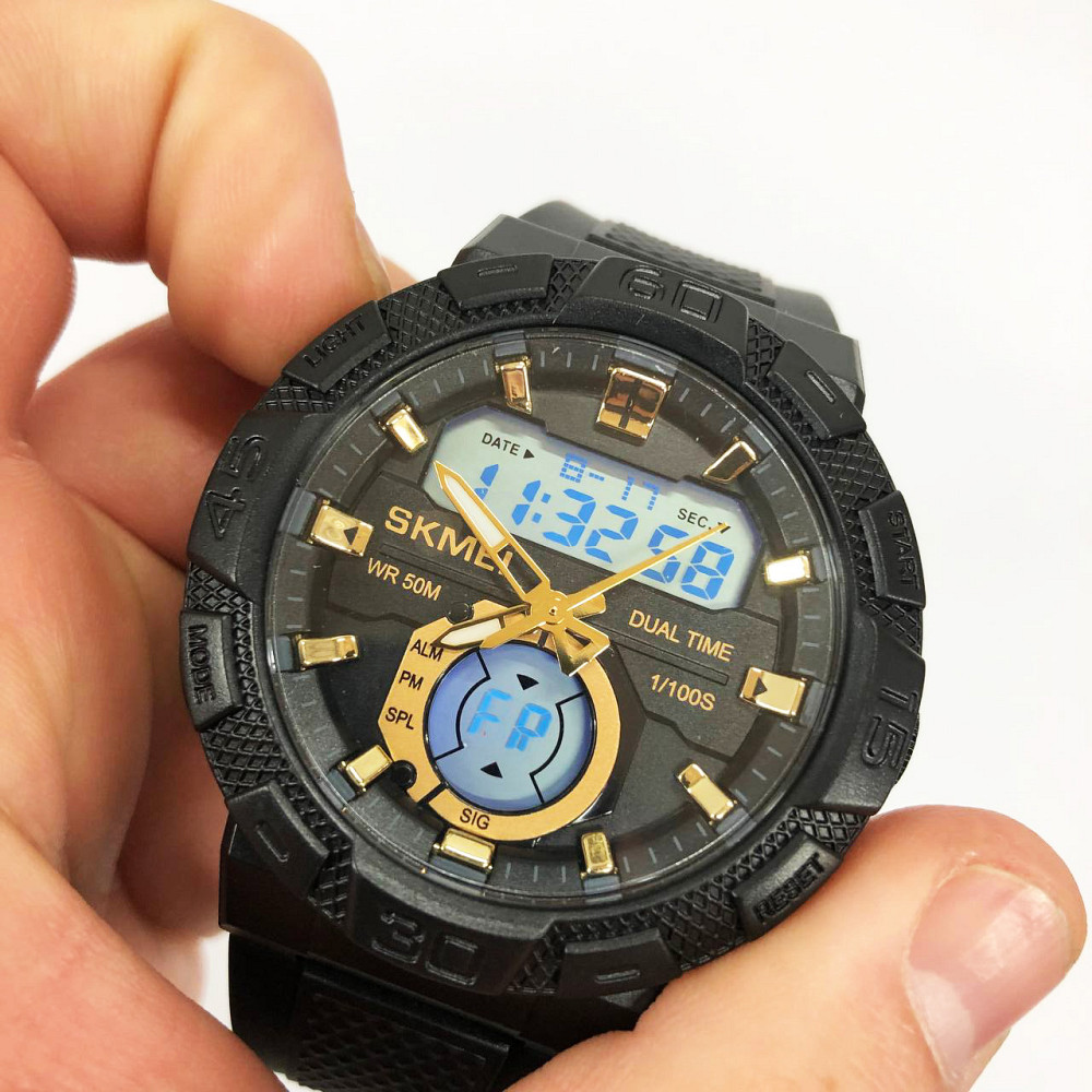 Армійські годинники топ SKMEI 1881GDWT, Стильні тактичні годинники для чоловіків Рибальські CK-35 Івано-Франківськ - фото 4