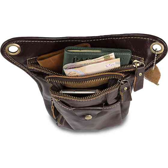 Сумка на пояс Коричнева (Vintage) Київ