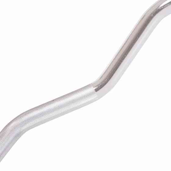 Штанга фіксована вигнута погумована Zelart 6231-45 довжина 95 см 45 кг Київ