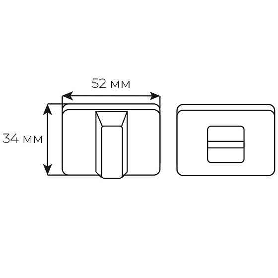 Накладка Tupai 3045 вж хром матовий Київ