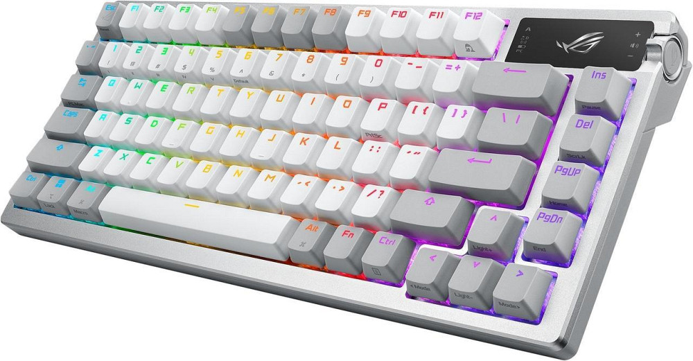 Клавіатура бездротова Asus ROG Azoth RGB WL BT White (90MP031A-BKUA11) Білий Харків - фото 7