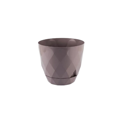 Вазон Yakamoz Saksi 0,65л сірий ELIF Житомир - фото 1