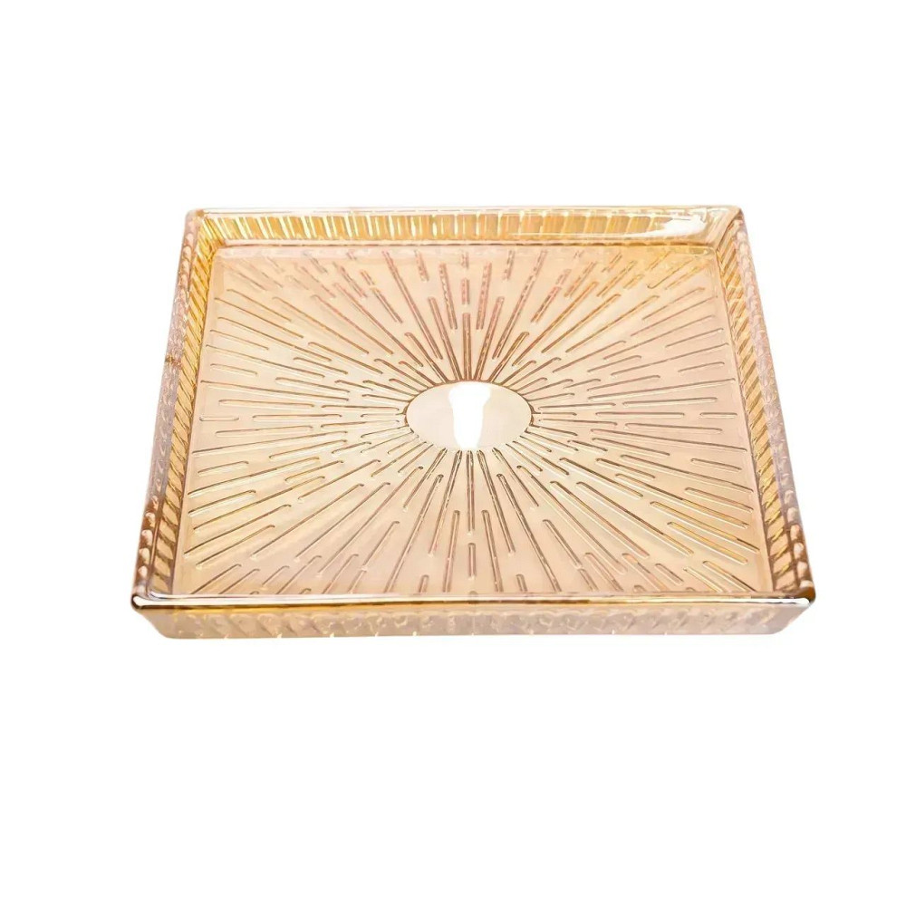 Yiwu Блюдо для закусок скляне 24,5*20,5*2 см прямокутне HP-YH-54 Коломыя - изображение 1