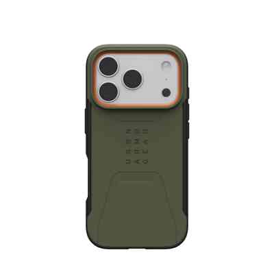 Чохол до мобільного телефона UAG iPhone 17 Pro Civilian MagSafe Olive/Orange (114545117297) Вінниця