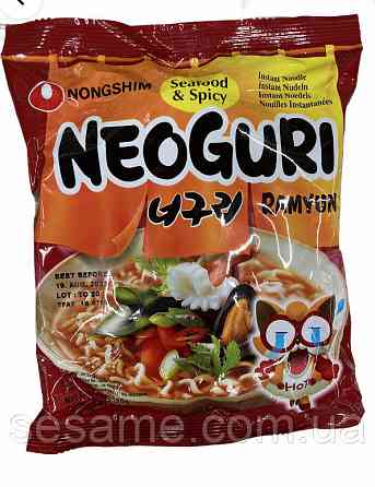 Корейская лапша быстрого приготовления NongShim Neoguri Ramyun Seafood 120 g Харьков