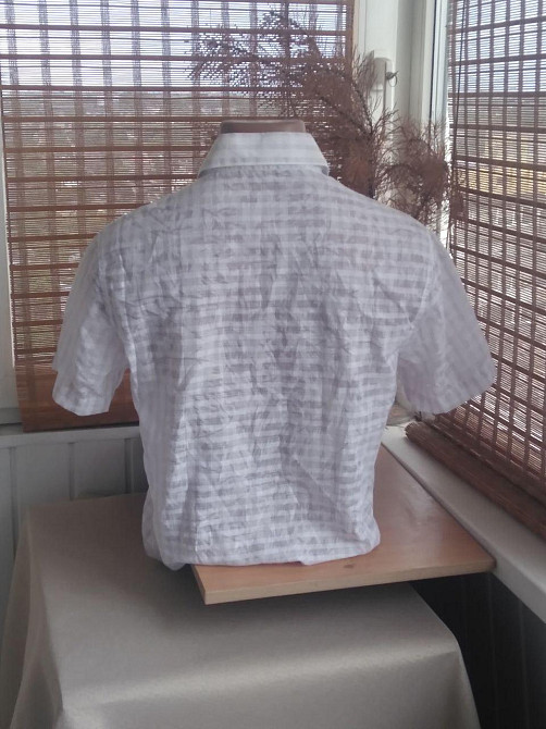 Турецька чоловіча сорочка шведка льон. 46.48р Київ - фото 2