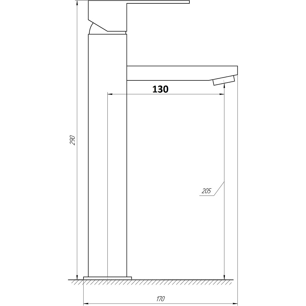 Змішувач для умивальника Globus Lux SICILIA SBQ-201 Луцк - изображение 5