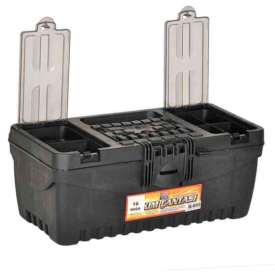 Ящик для інструменту Mega 16" 400x225x165мм, чорний Вінниця