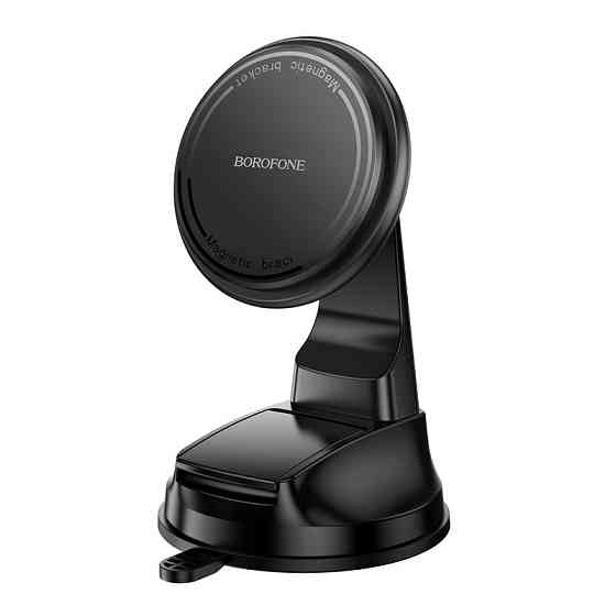 Автомобильный держатель для телефона BOROFONE BH136 Parker ring magnetic car holder(center console) Black Одесса