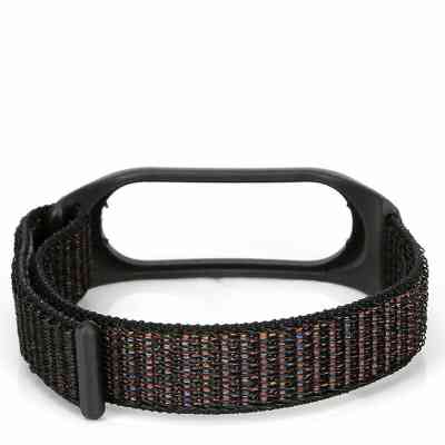 Ремінець до фітнес браслета BeCover Nylon Style для Xiaomi Mi Smart Band 7 Black (707655) Вінниця