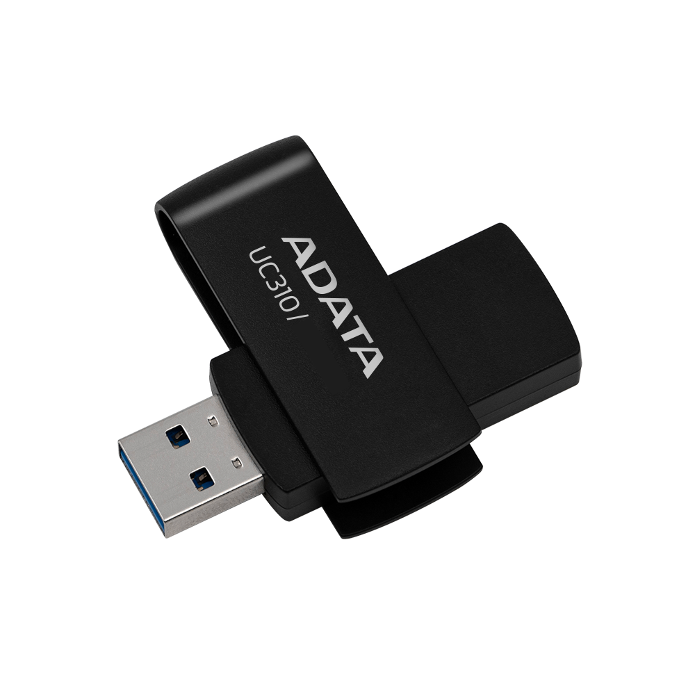 Флеш-накопичувач ADATA USB 3.2 UC310 64Gb Black Київ - фото 8
