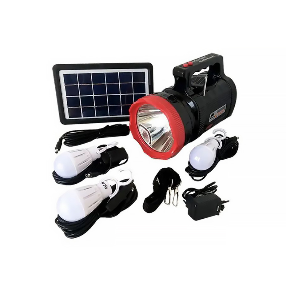 Двусторонний мощный фонарь с солнечной батареей, радио, MP3 плеер, PowerBank, Bluetooth RT-906BT Каменец-Подольский - изображение 3