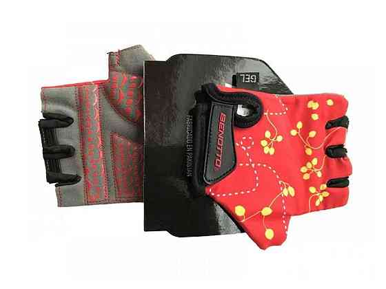 Перчатки детские открытые XS (Red/Grey) LCL-K6596 ТМ Benotto Solmir Киев