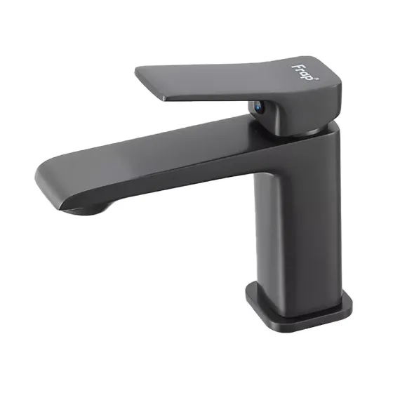 Змішувач для умивальника FRAP F1084-9 графит Київ