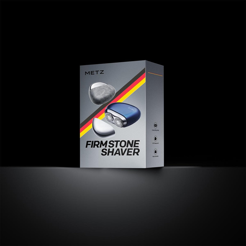 Електробритва Metz Firm Stone Shaver (MZPS021-Navy Blue) Синій Харьков - изображение 2