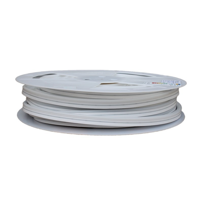 LED неоновая лента 10Вт 12В 8х17 мм, SMD2835 120 диодов, 300 Лм, теплый белый 3000K, серия Neon Electro House by Rishang Днепр - изображение 1