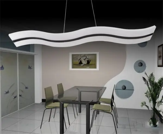 Світлодіодна люстра Хвиля PJ810 100х10см (Біла) Київ