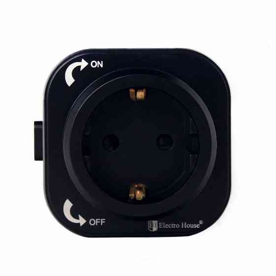 Розетка трековая с заземлением 16A, Unique Elegance Pandora Black Днепр