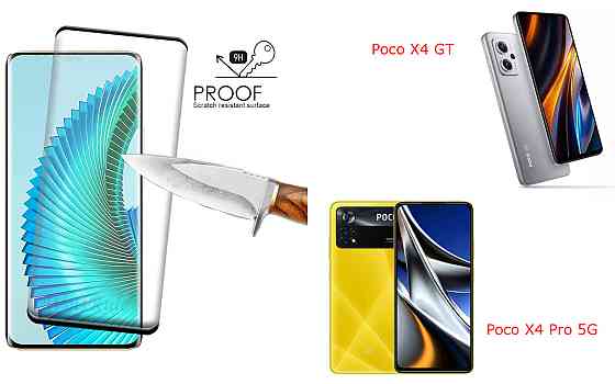Захисне скло HyperGlass Pro для Poco X4 GT, Poco X4 Pro 5G – максимальна чутливість та захист Київ