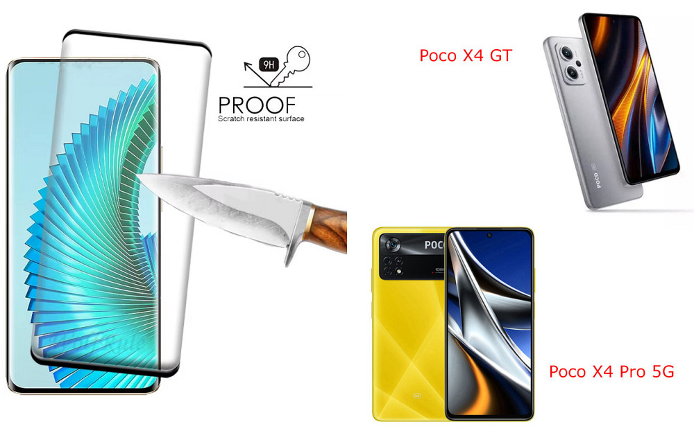Захисне скло HyperGlass Pro для Poco X4 GT, Poco X4 Pro 5G – максимальна чутливість та захист Київ - фото 1