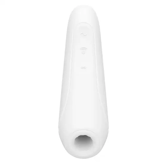 Вакуумний кліторальний стимулятор Satisfyer Curvy 1+ White з керуванням через інтернет Львів