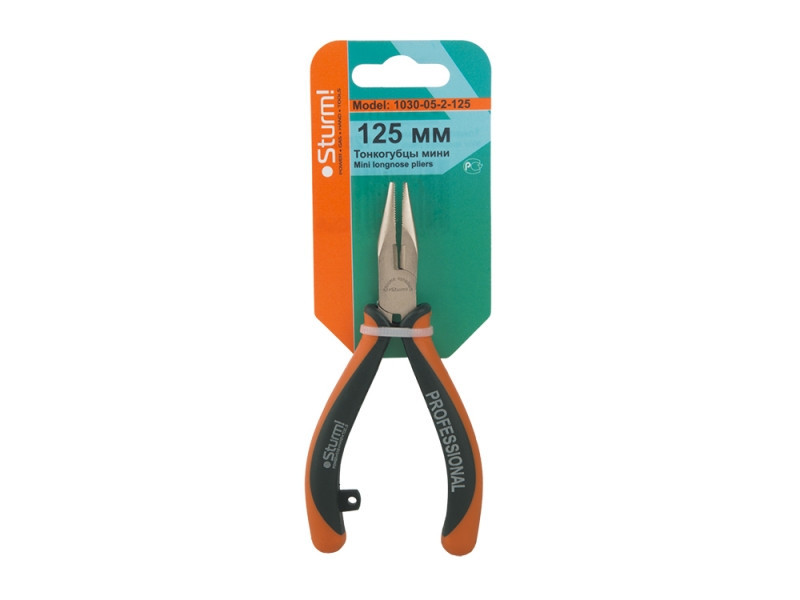 Тонкогубцы 125мм (Profi mini) Sturm 1030-05-2-125 (читать описание) Ровно - изображение 1