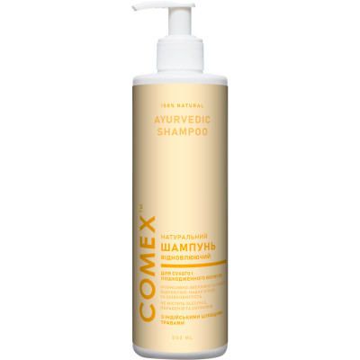 Шампунь Comex Натуральний для сухого й пошкодженого волосся з індійськими цілющими травами 500 мл (4820230952186) Вінниця - фото 1