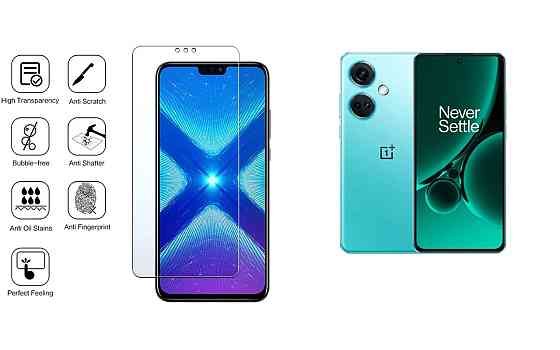 Захисне скло NeoGlass для OnePlus Nord CE 3 5G, Nord CE 3 Lite – надпрозоре та стійке Київ