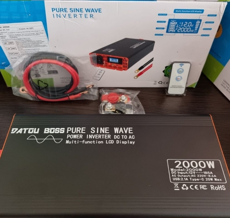 Инвертор Databoss Преобразователь напряжения 12В -220 2квт. Харьков - изображение 4