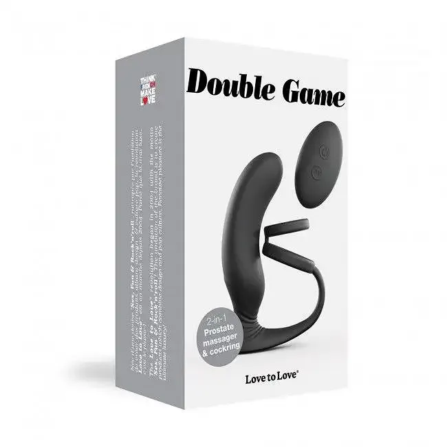 Вібромасажер простати Love To Love Double Game з подвійним ерекційним кільцем і пультом ДК Львів - фото 5