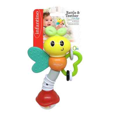 Погремушка Infantino Мисс Баг с прорезывателем (304890I) Винница