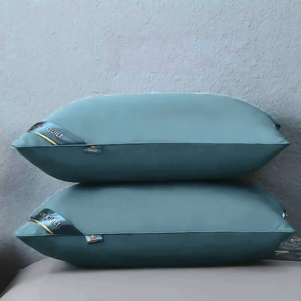 Подушка гипоаллергенная Hilton 74×48 см белая . Гостиничное качество для дома и гостиниц, 700 г,100% полиэстер Каменец-Подольский - изображение 2