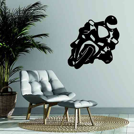 Декоративное настенное Панно «Мотоцыкл» Декор на стену Киев