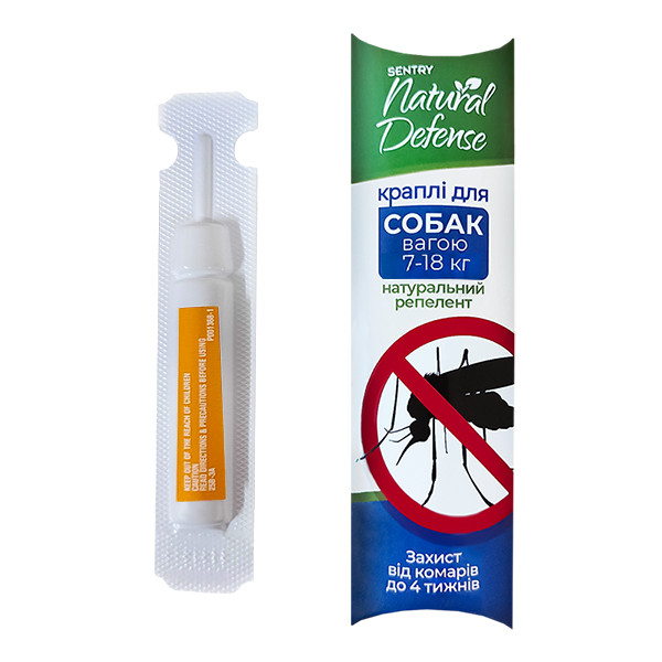Sentry Natural Defense СЕНТРИ НАТУРАЛЬНАЯ ЗАЩИТА капли от блох и клещей для собак 7-18 кг Киев - изображение 1